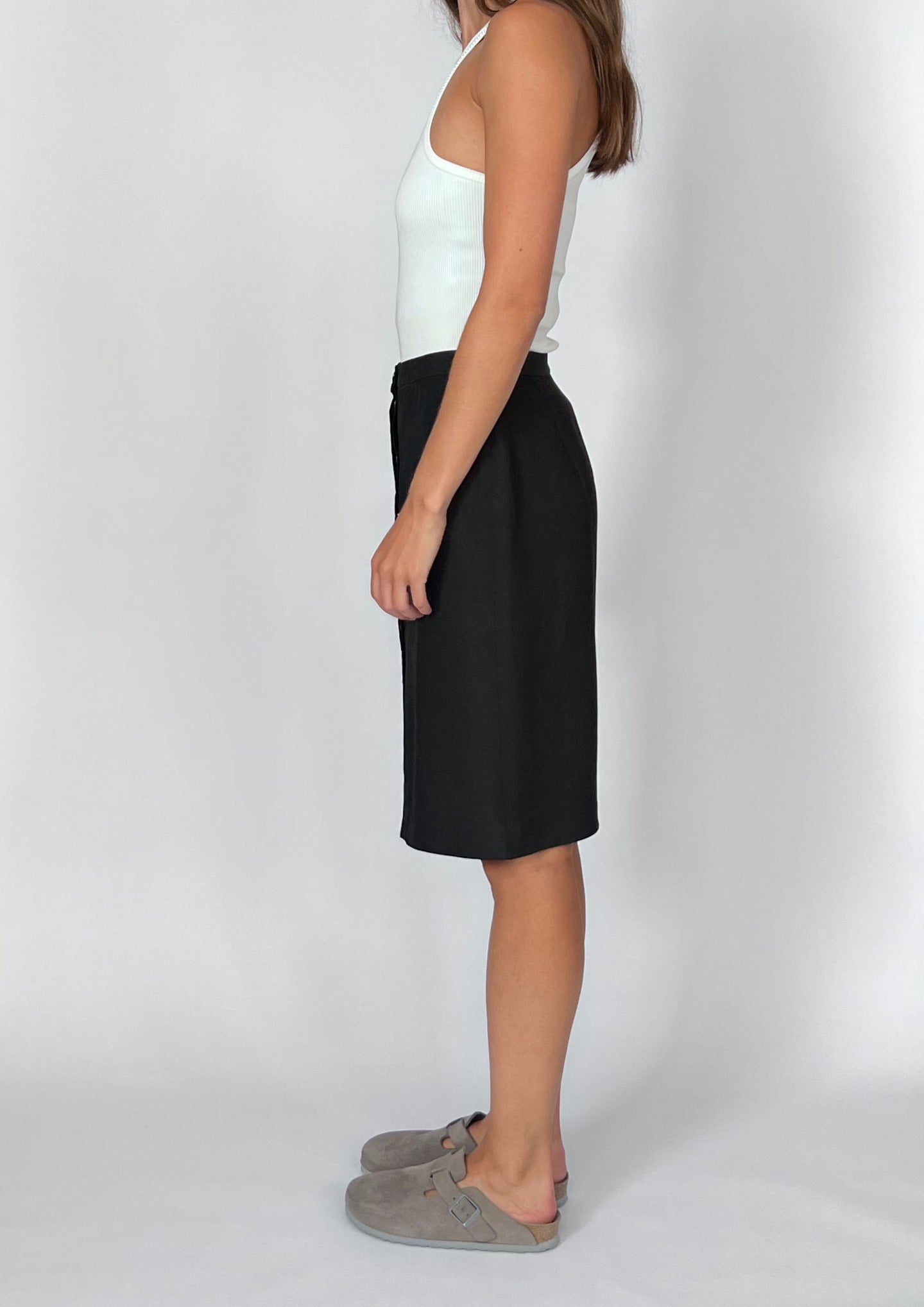 90s Giorgio Armani Silk Skirt 26"