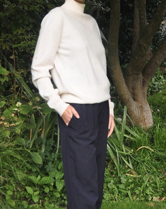 Vintage Jaeger Cashmere High Neck Jumper Size 8-12