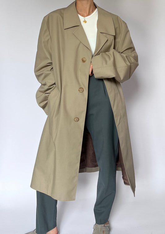 1970s Minimal Neutral Trench M/L