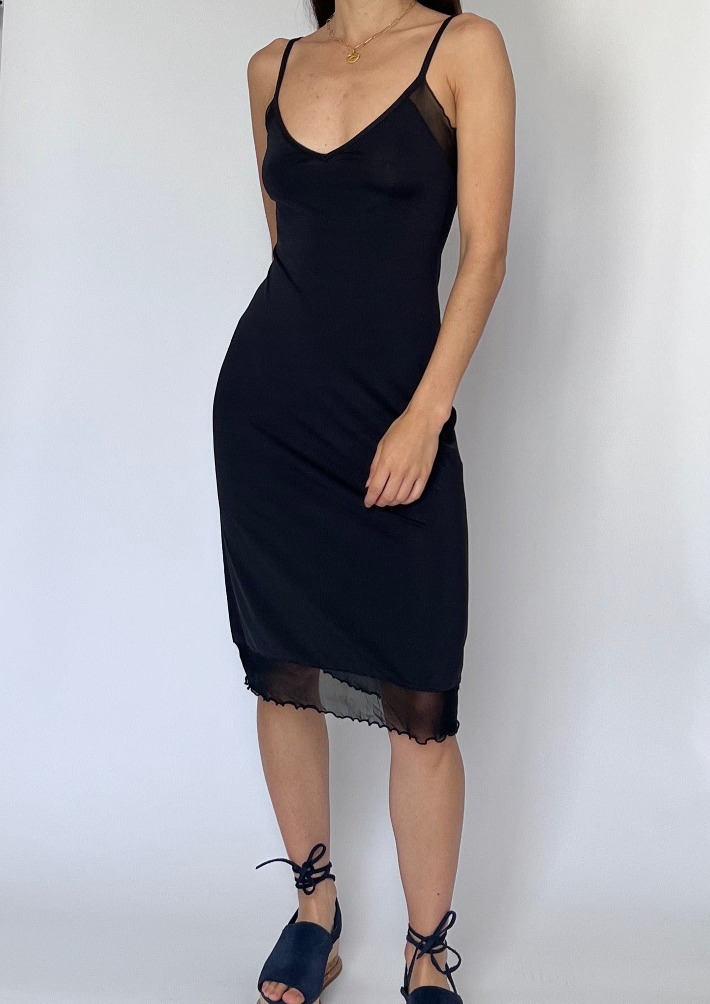 90s Fitted Mesh Slip Dress XS/S Reforme Studios 90s Fitted Mesh Slip Dress XS/S Reforme Studios