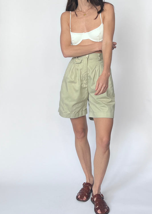 90s Cotton Safari Shorts XS