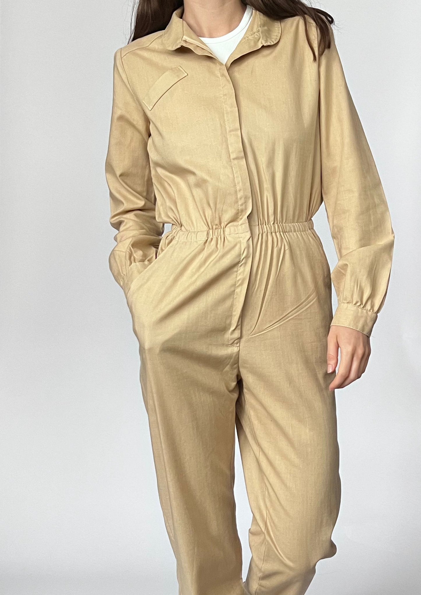 1970s Neutral Jumpsuit XS/S