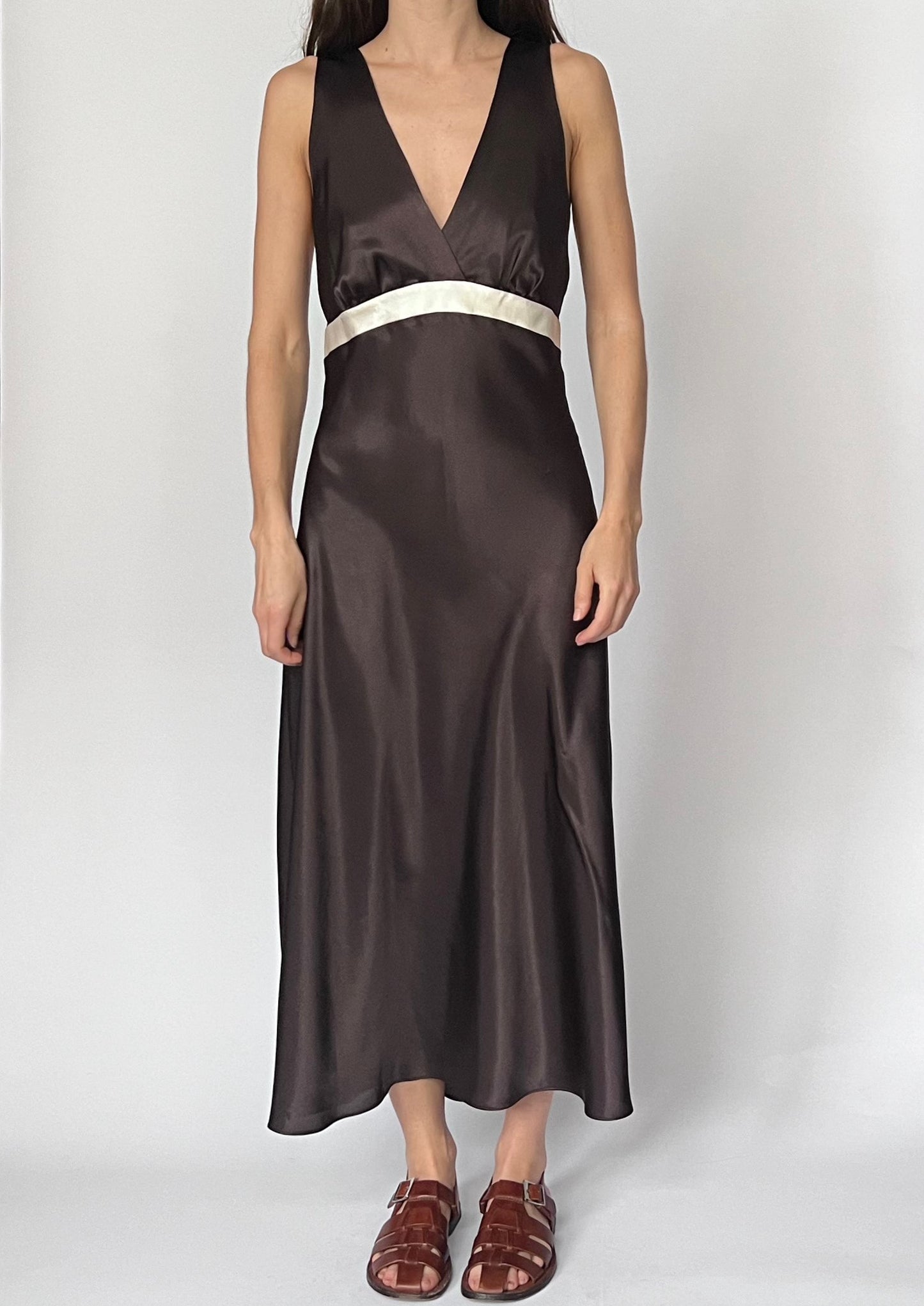 Jones New York Brown Maxi Dress S/M