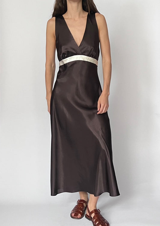 Jones New York Brown Maxi Dress S/M