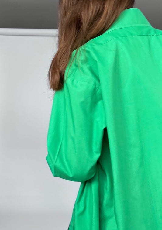 Relaxed 90s Green Shirt S/M/L