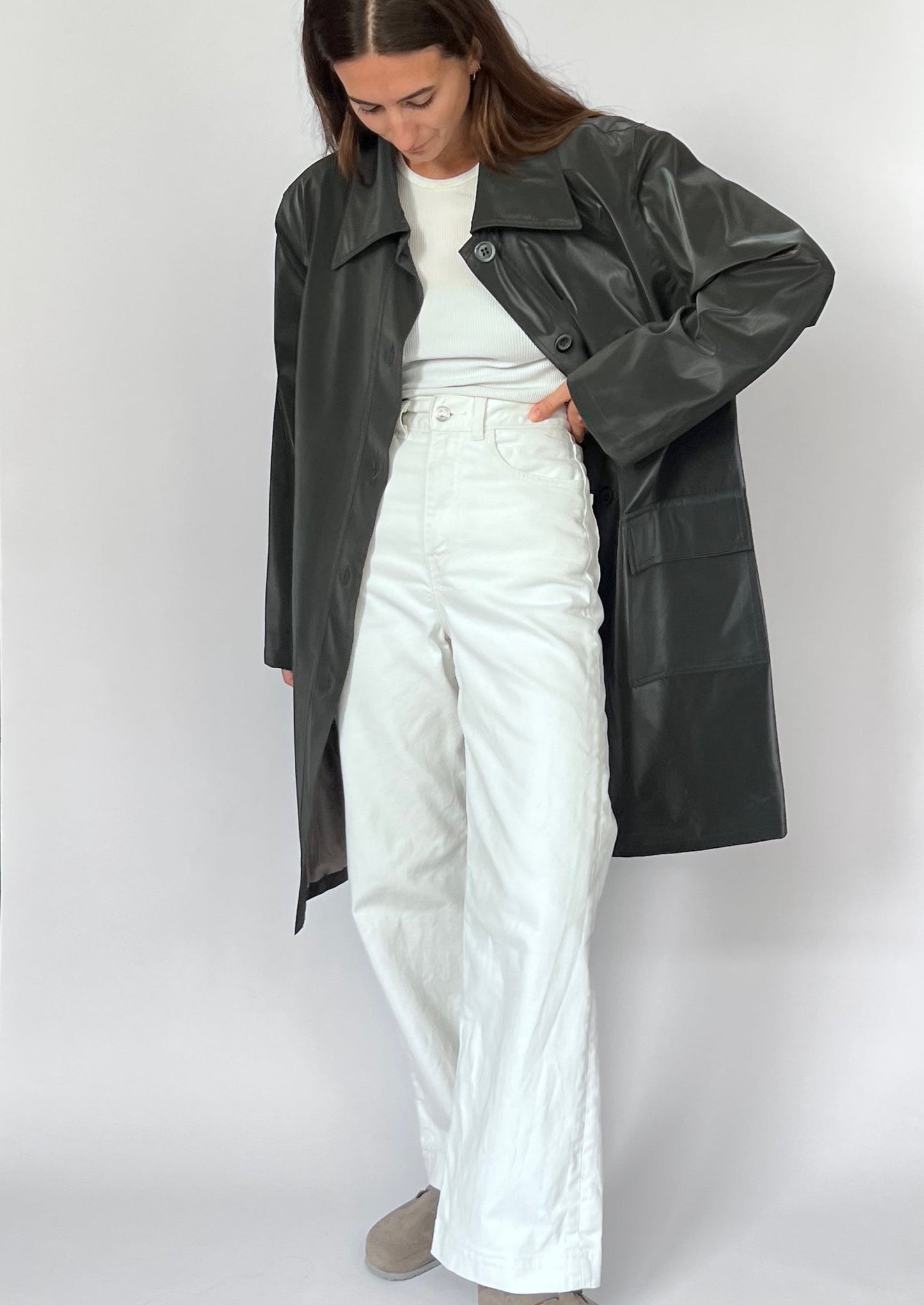 90s Italian Raincoat S/M/L