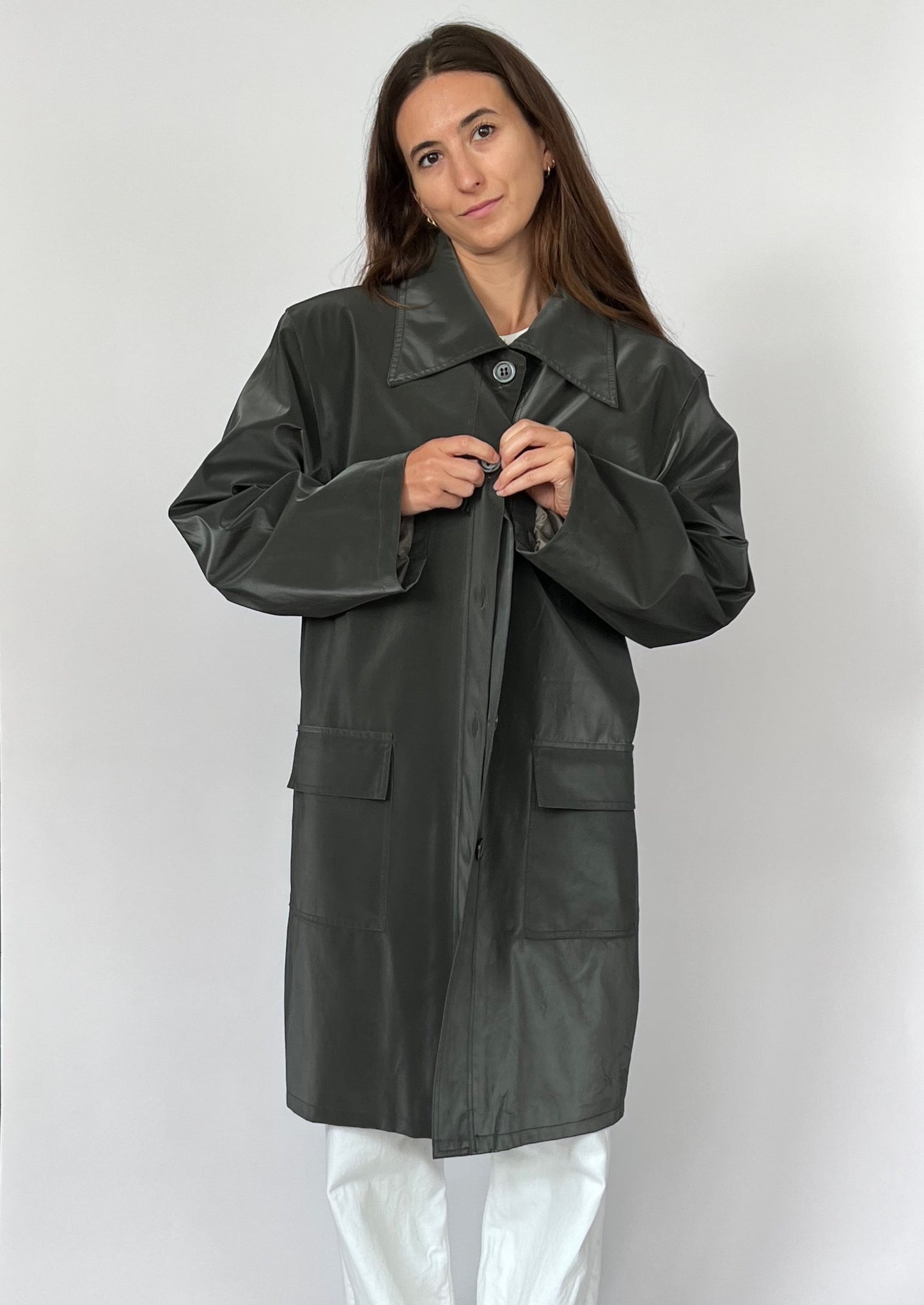 90s Italian Raincoat S/M/L