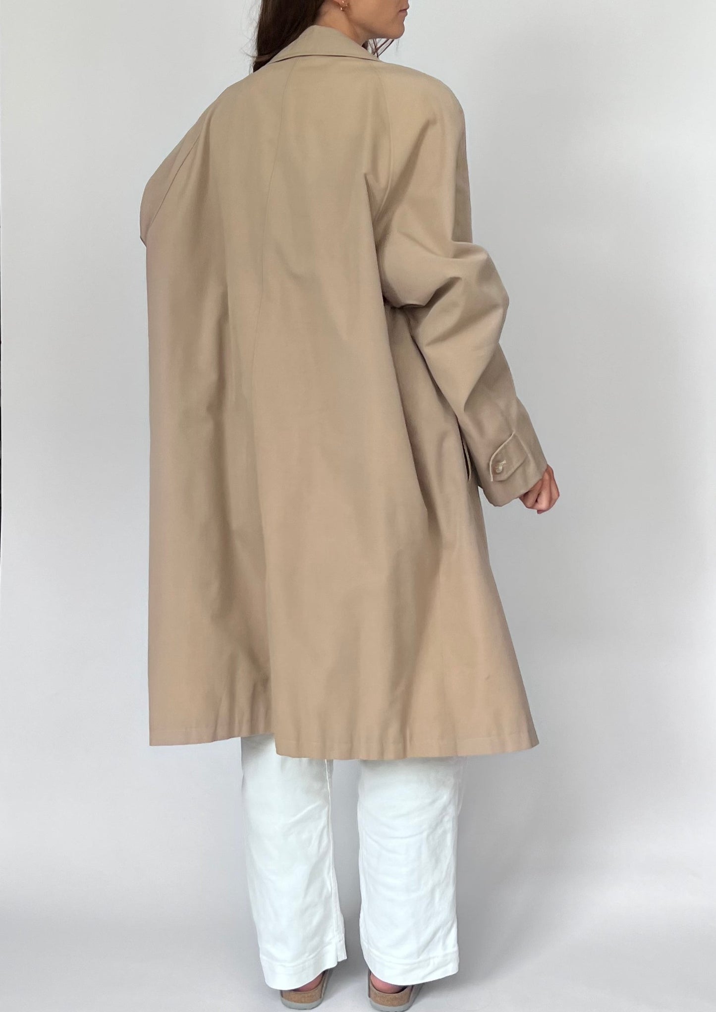 Classic Cotton Camel Trench Coat S/M