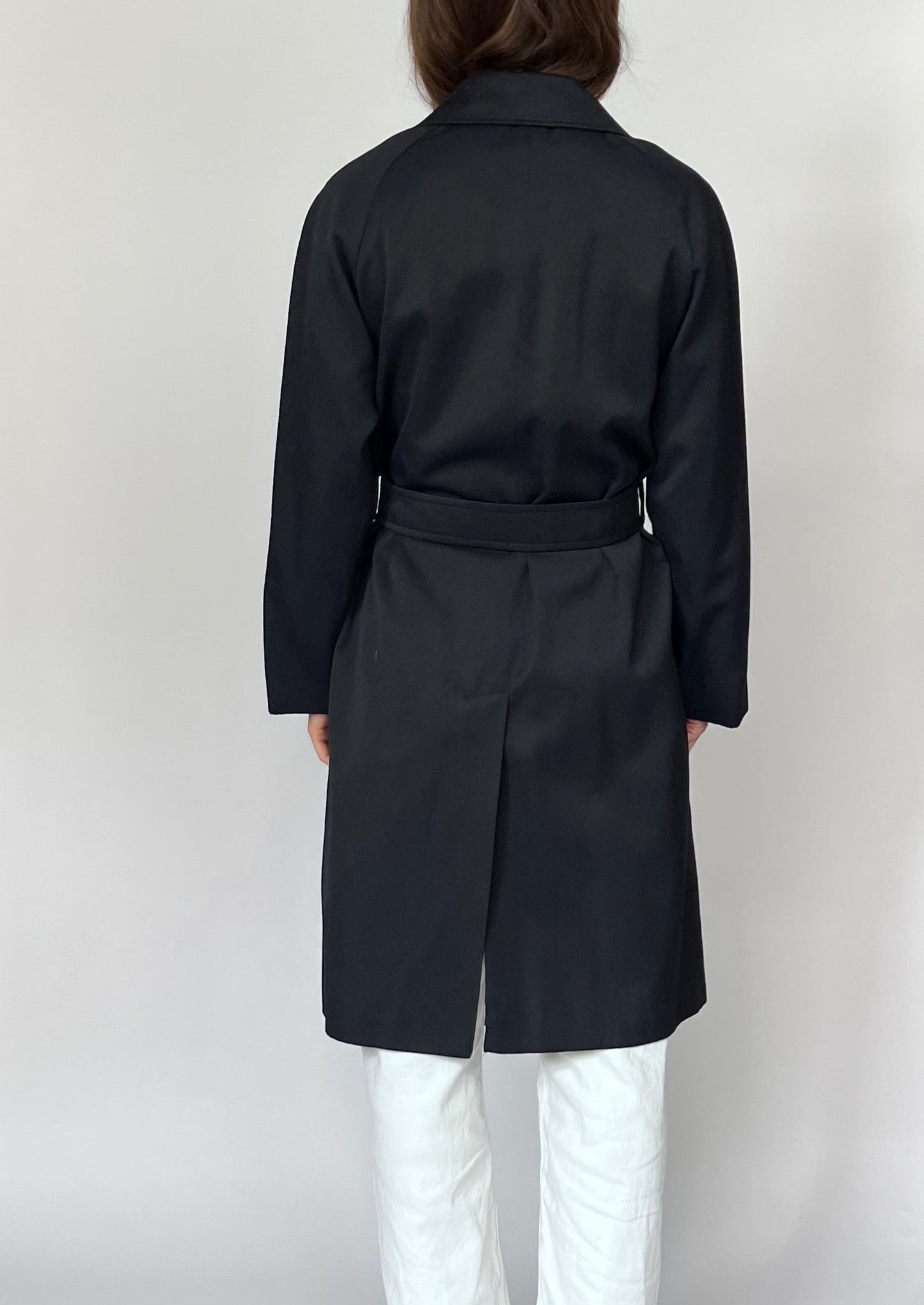 Navy Classic Trench Coat S/M