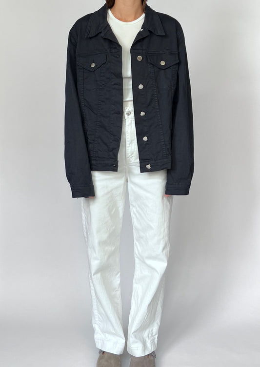 Navy Cotton Layering Jacket S/M