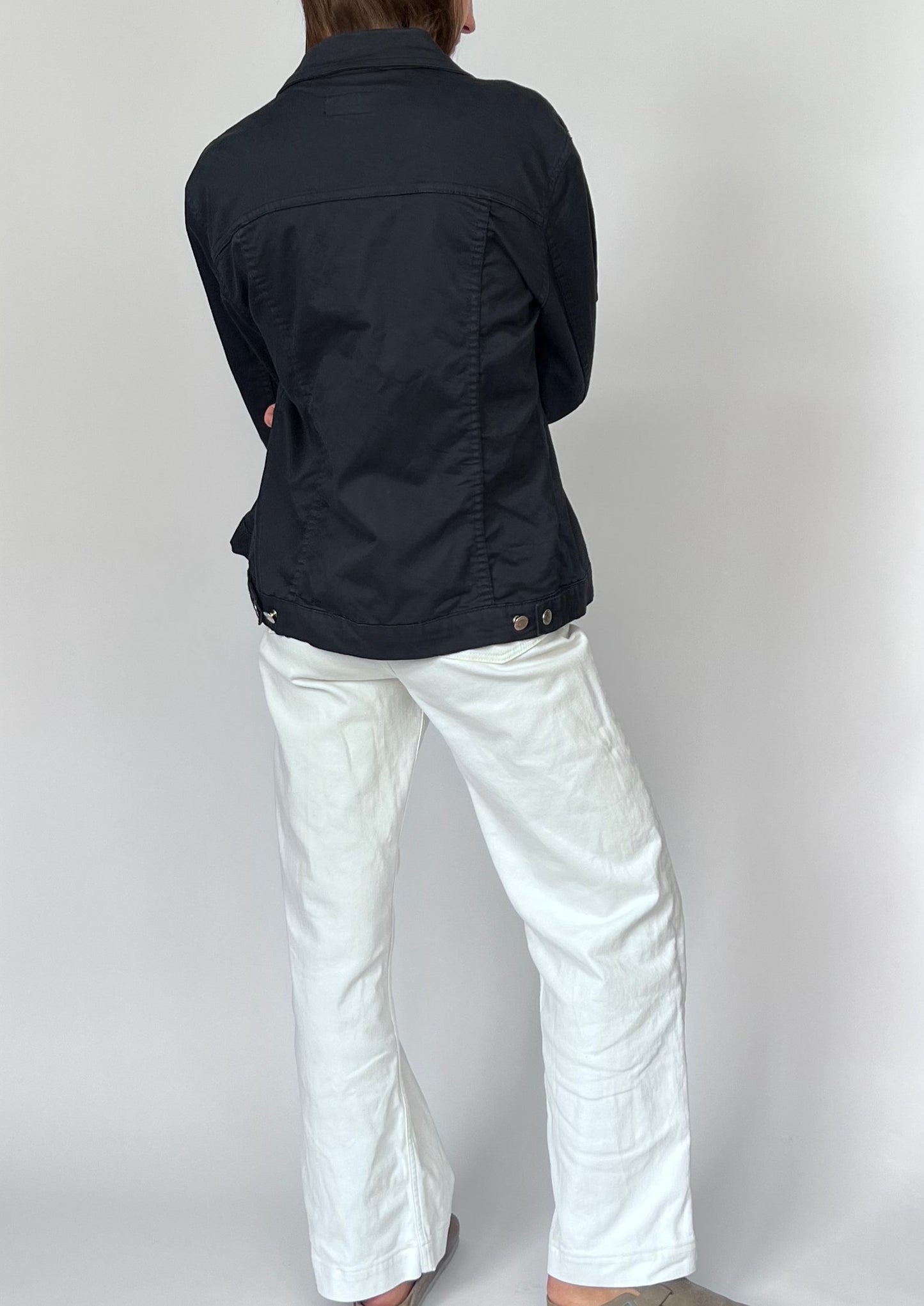 Navy Cotton Layering Jacket S/M