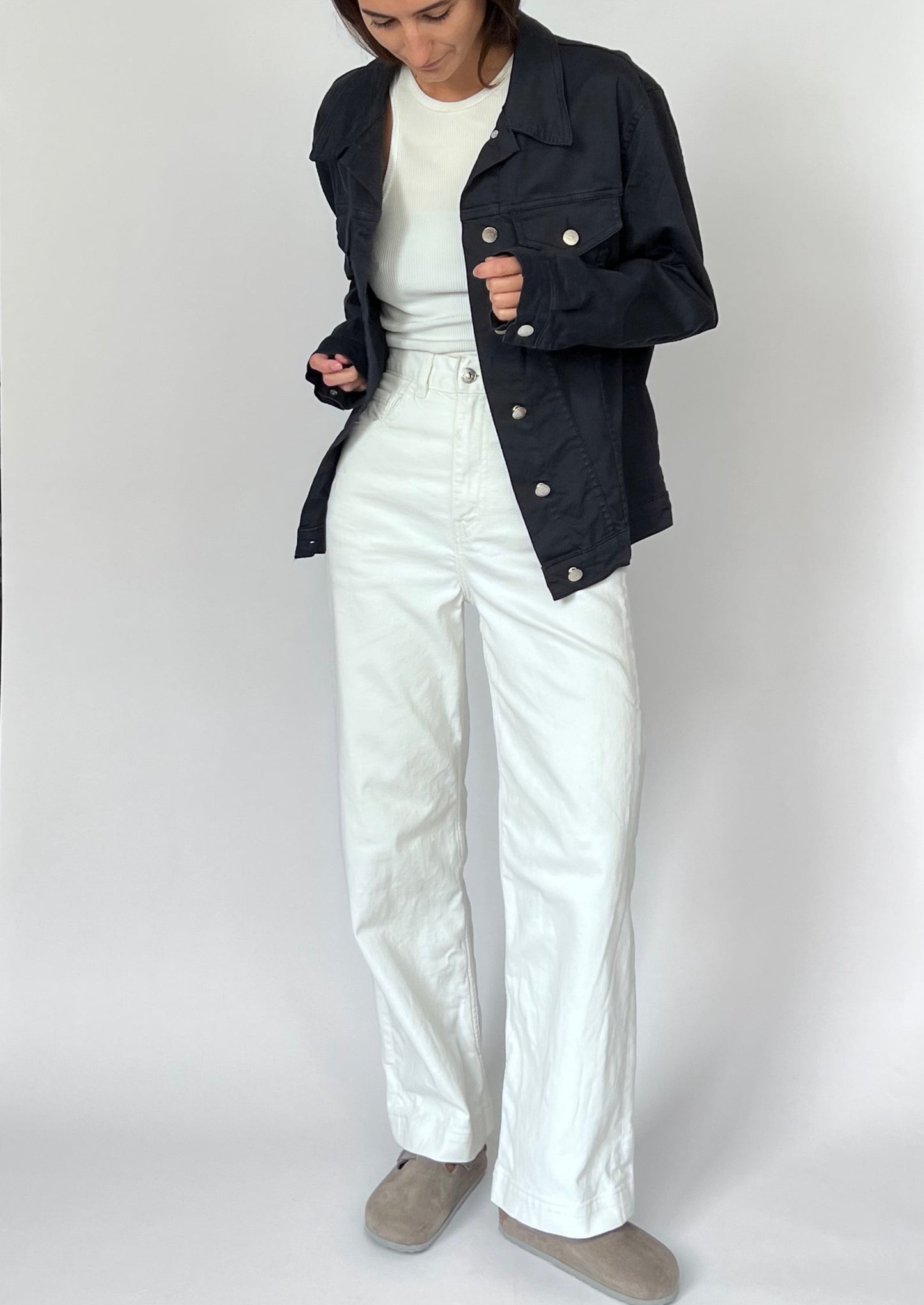 Navy Cotton Layering Jacket S/M