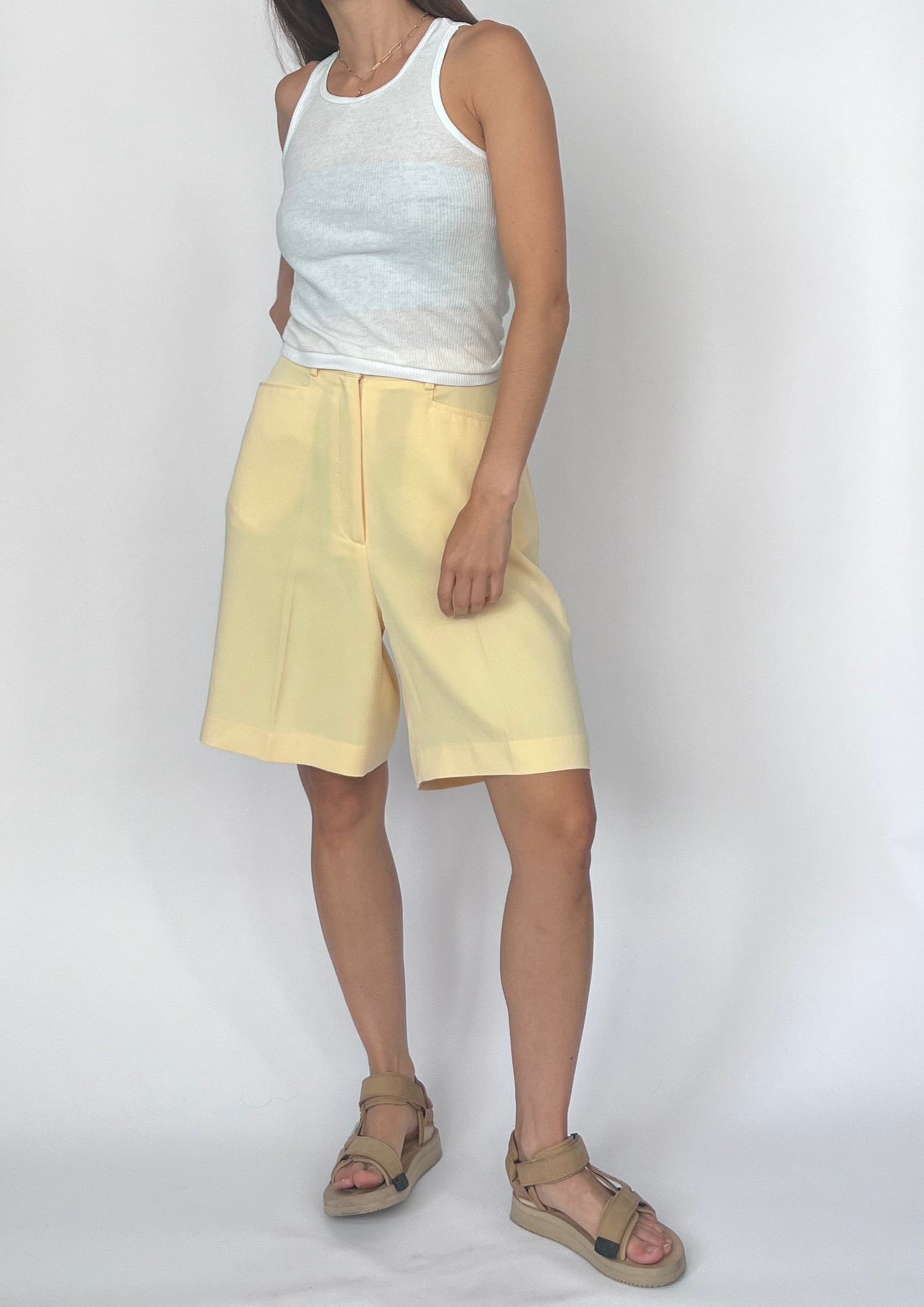 90s Tailored Bermuda Shorts S/M