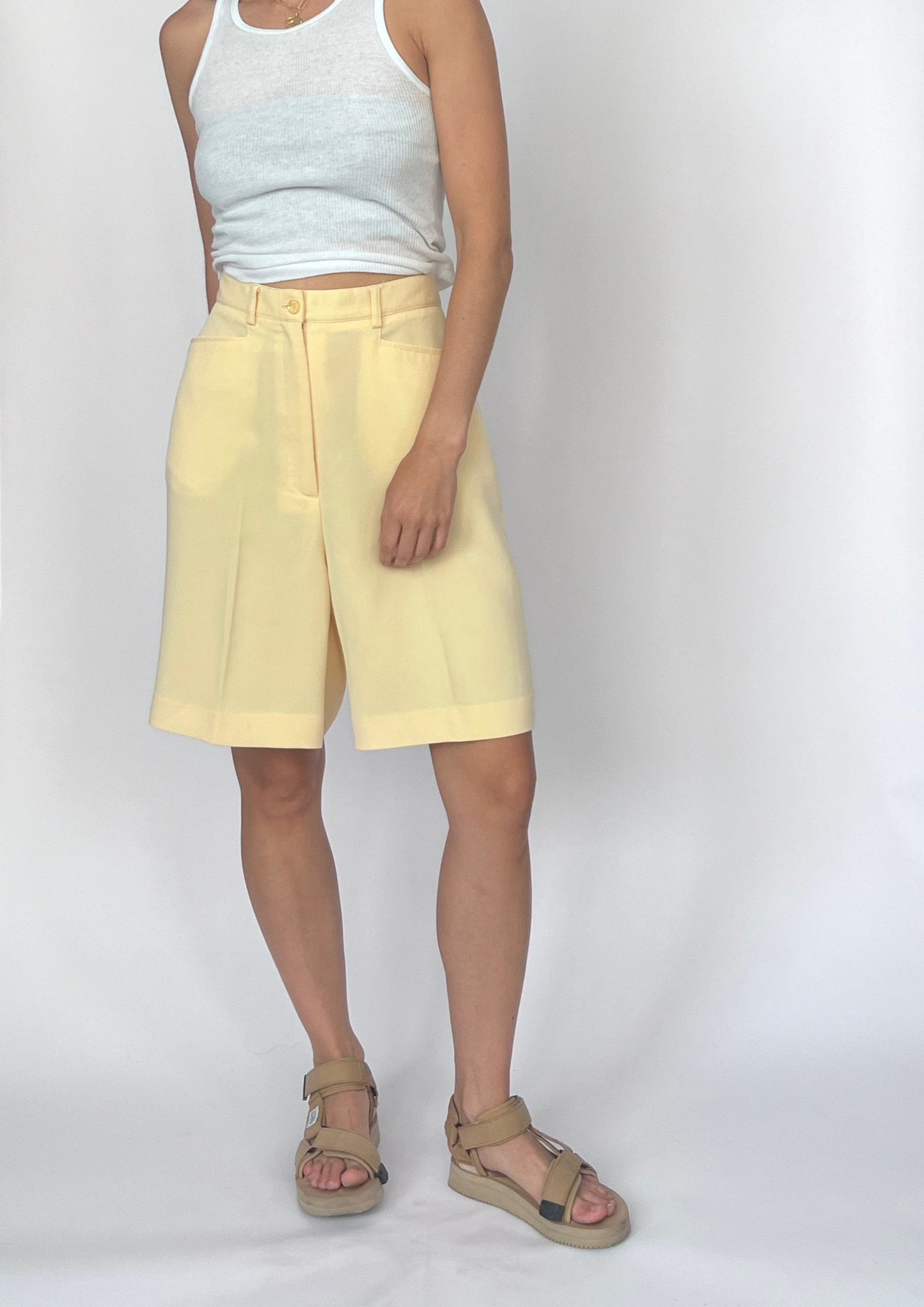 90s Tailored Bermuda Shorts S/M