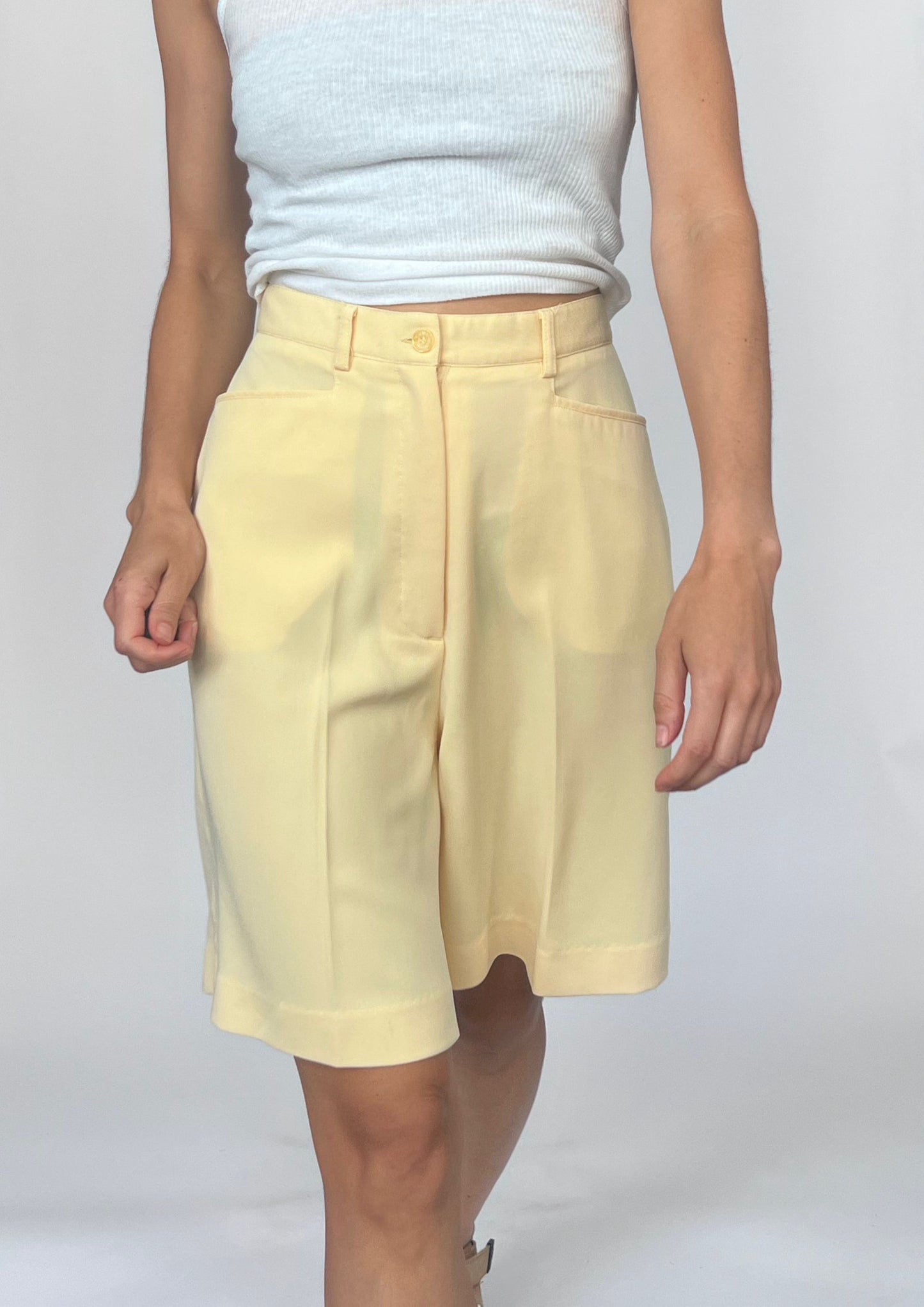 90s Tailored Bermuda Shorts S/M