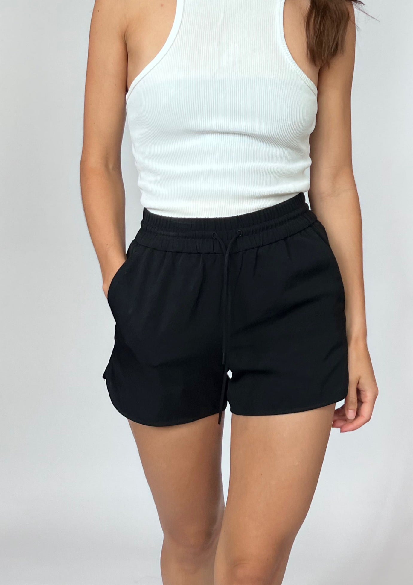 00's Black Shorts XXS/XS