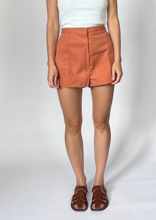 90s Brown Utility Shorts S/M