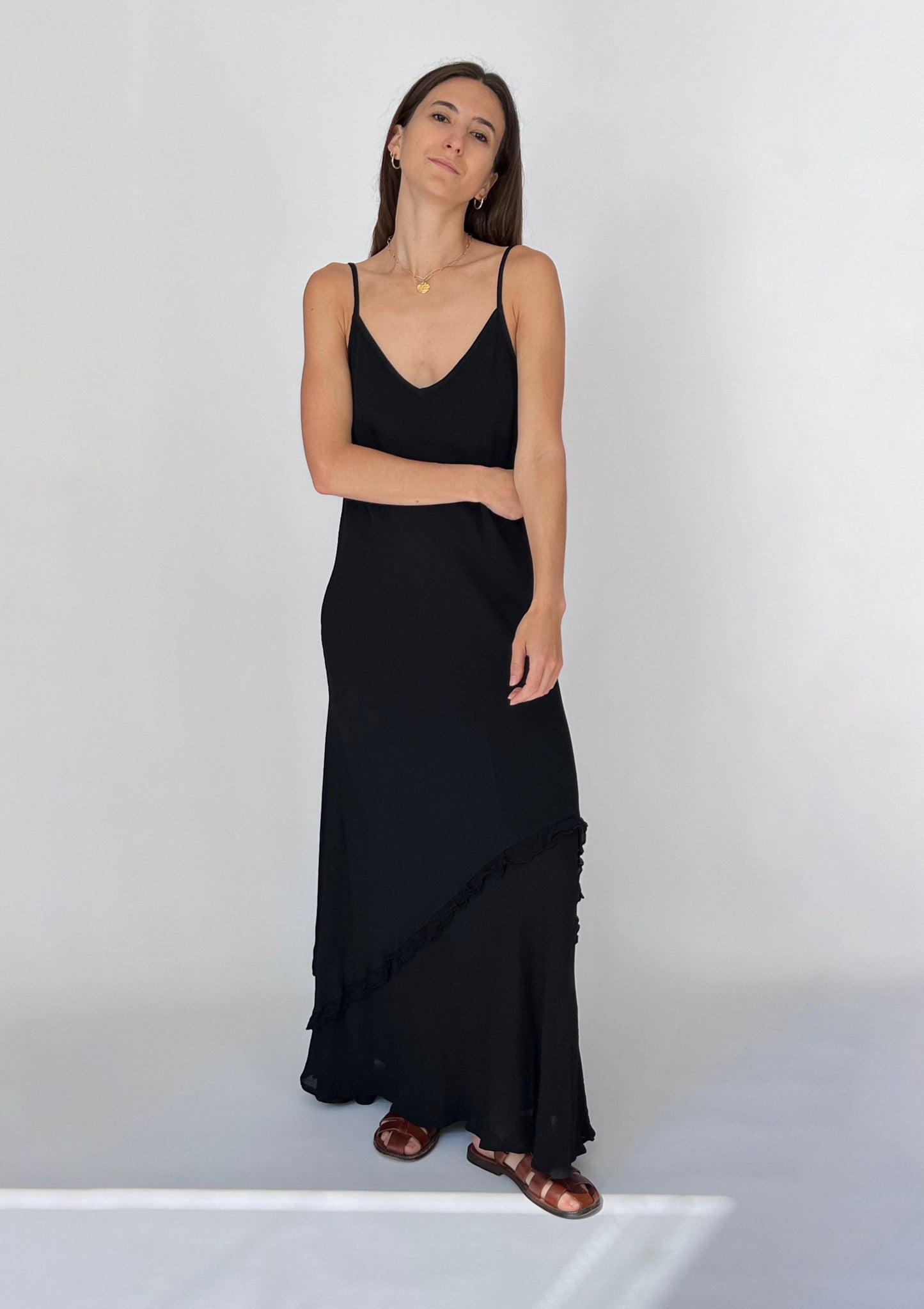 90s Maxi Slip Dress M/L