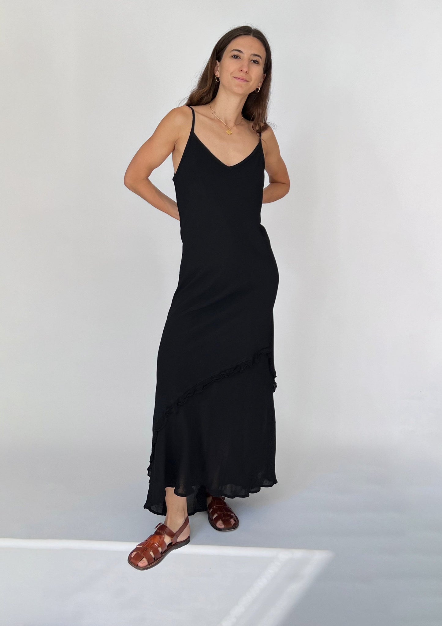 90s Maxi Slip Dress M/L