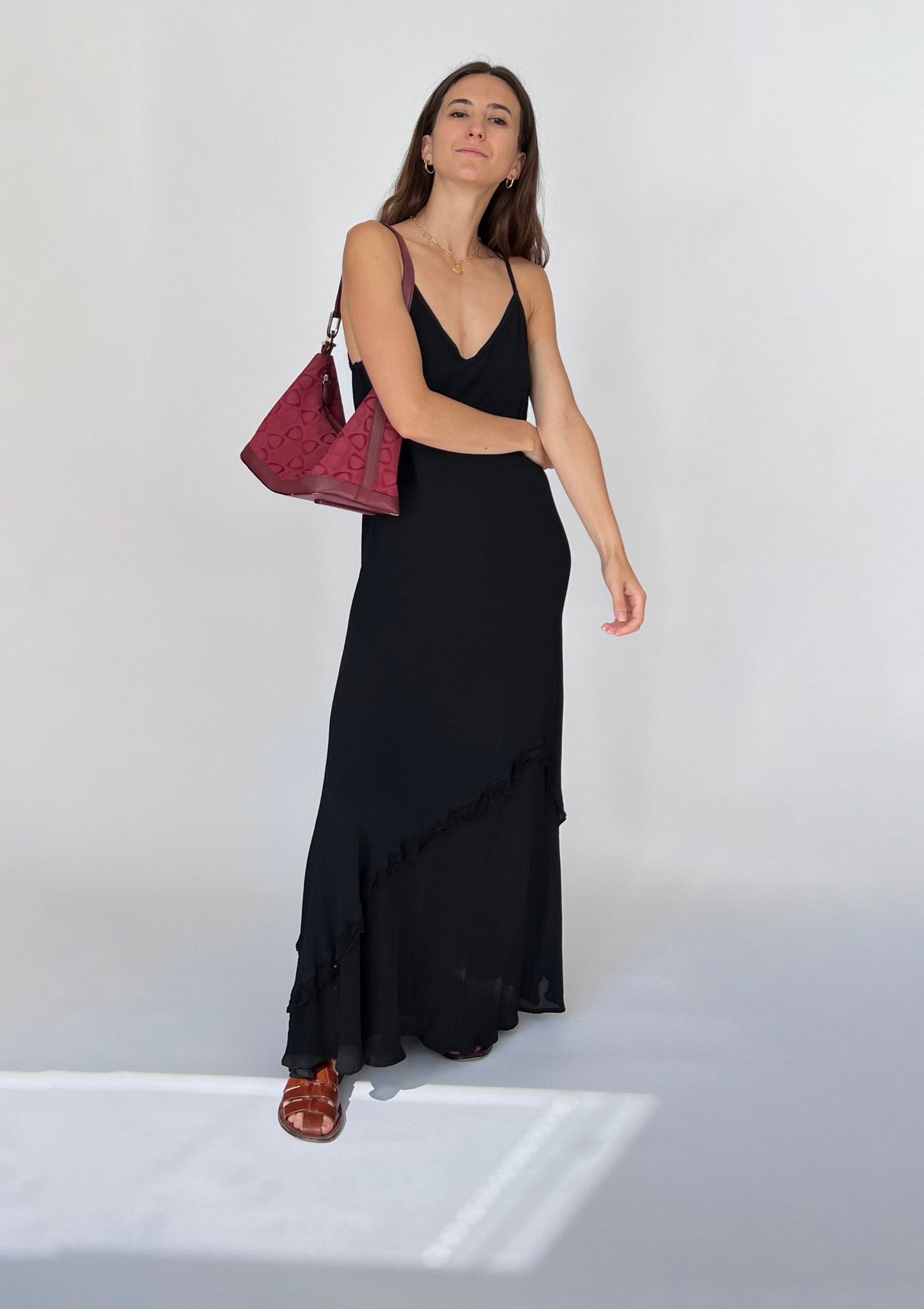 90s Maxi Slip Dress M/L