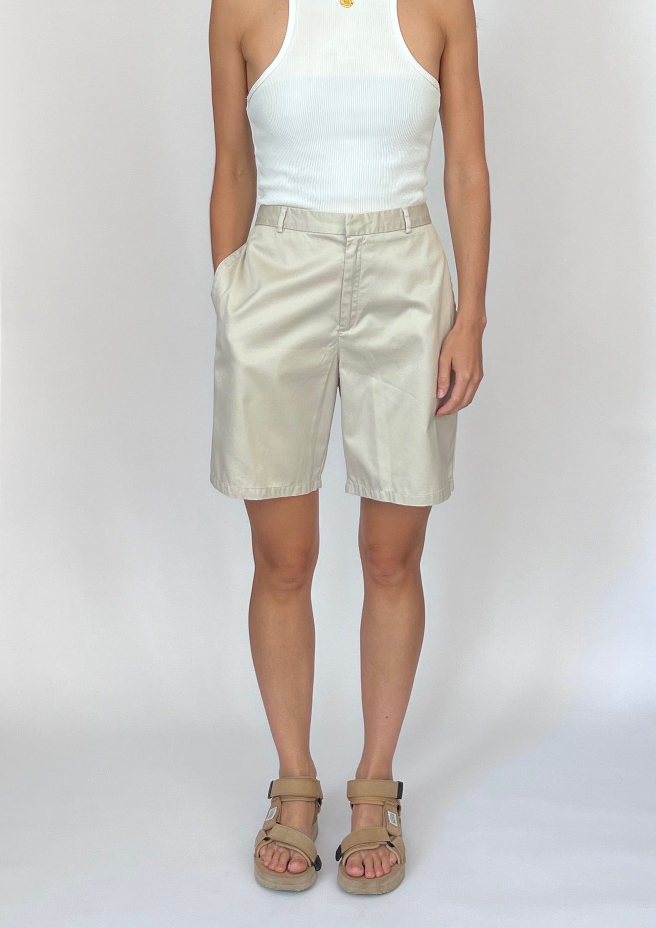 90s Beige City Shorts M W'30"