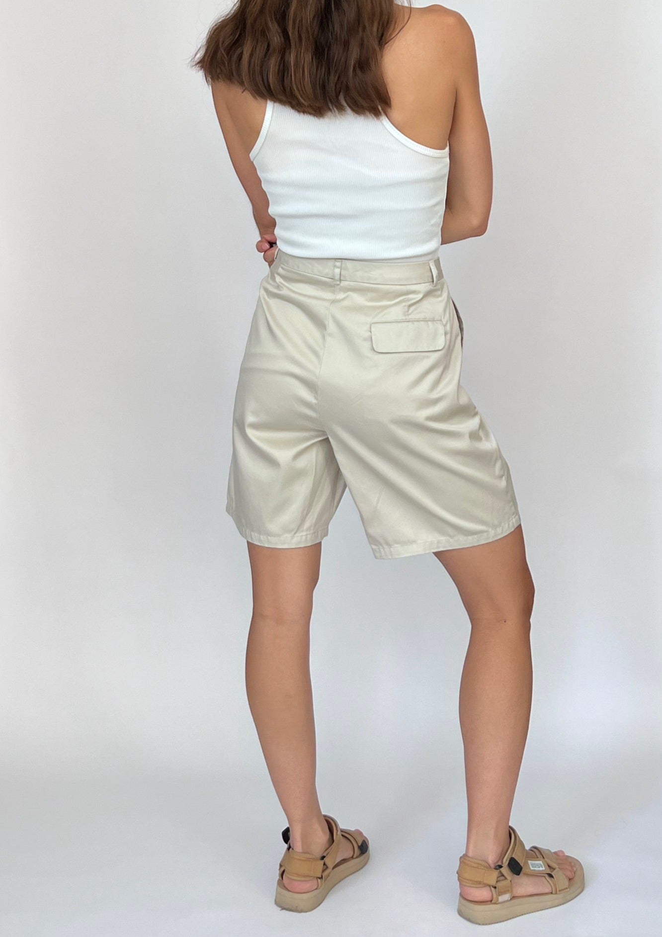 90s Beige City Shorts M W'30"