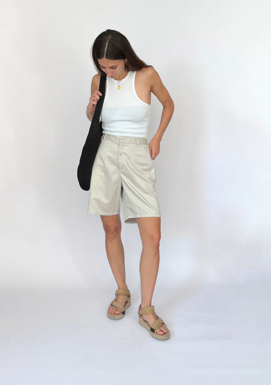 90s Beige City Shorts M W'30"