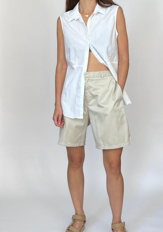 90s Sleeveless Shirt by Paul Costelloe M