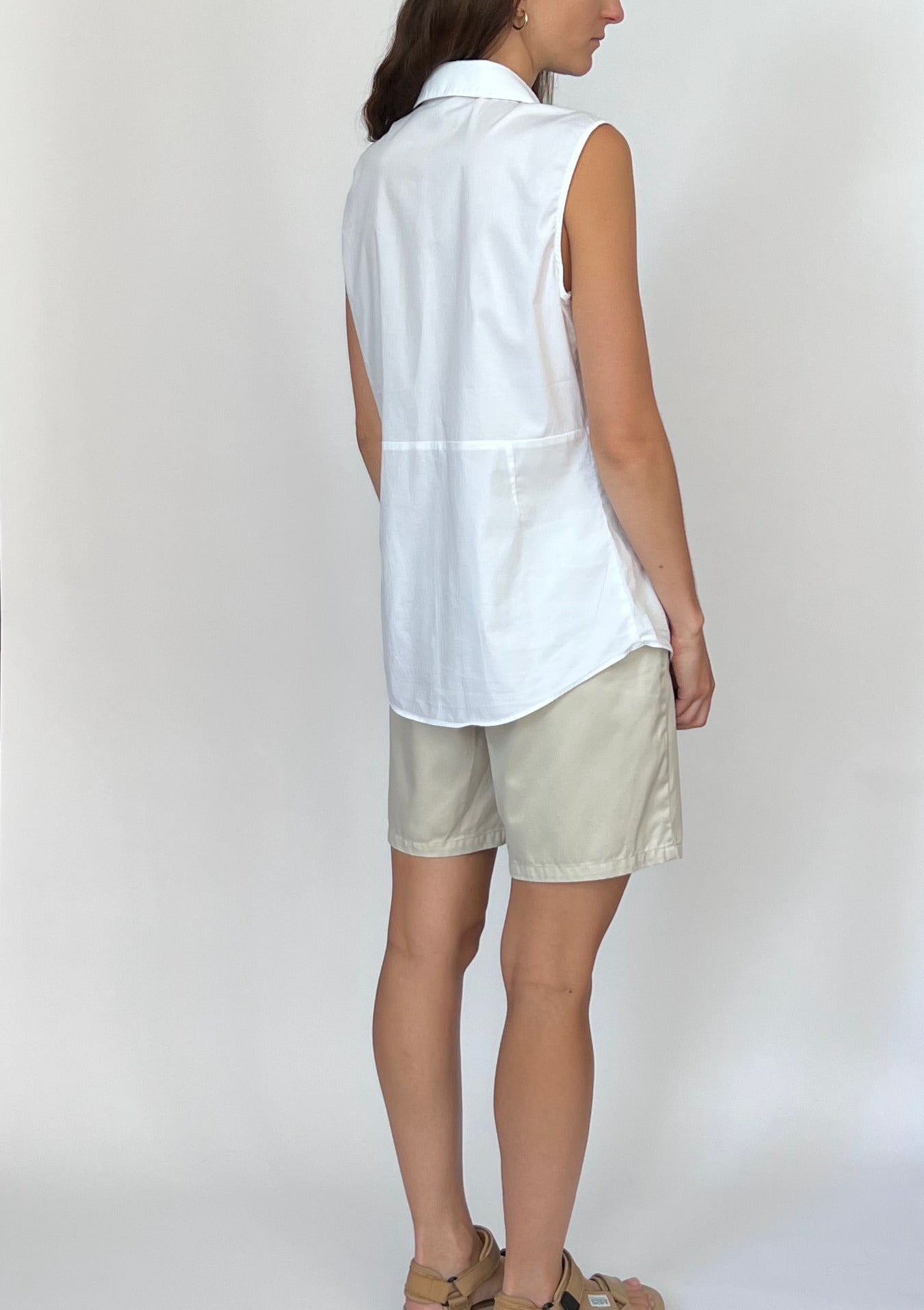 90s Sleeveless Shirt by Paul Costelloe M