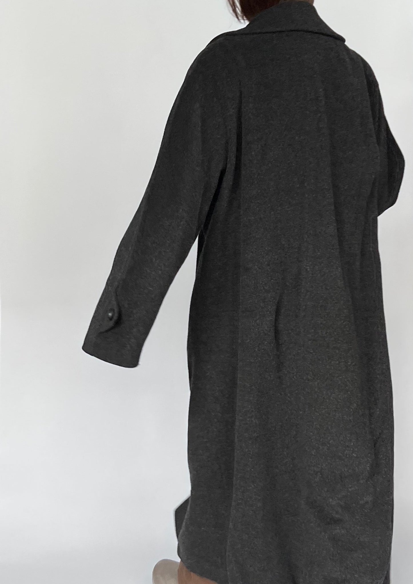 Charcoal Grey Maxi Coat S/M/L