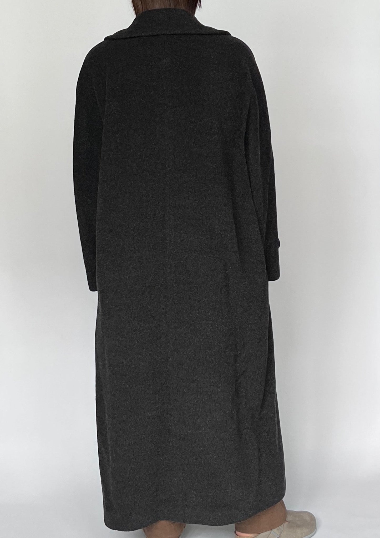 Charcoal Grey Maxi Coat S/M/L