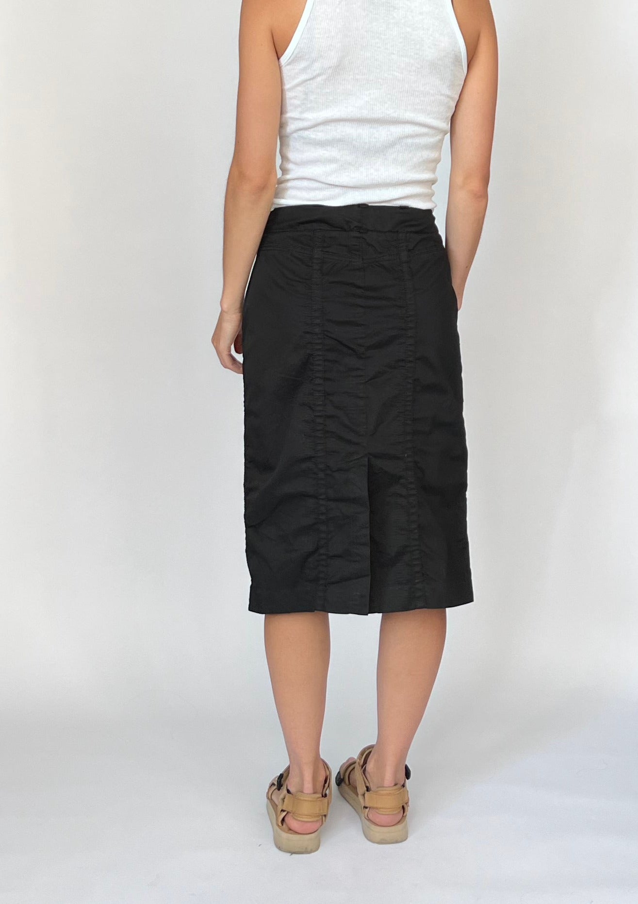 Awkward Length Cargo Skirt M W'31"