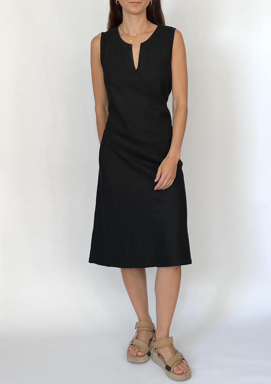 Linen Column Dress M/L