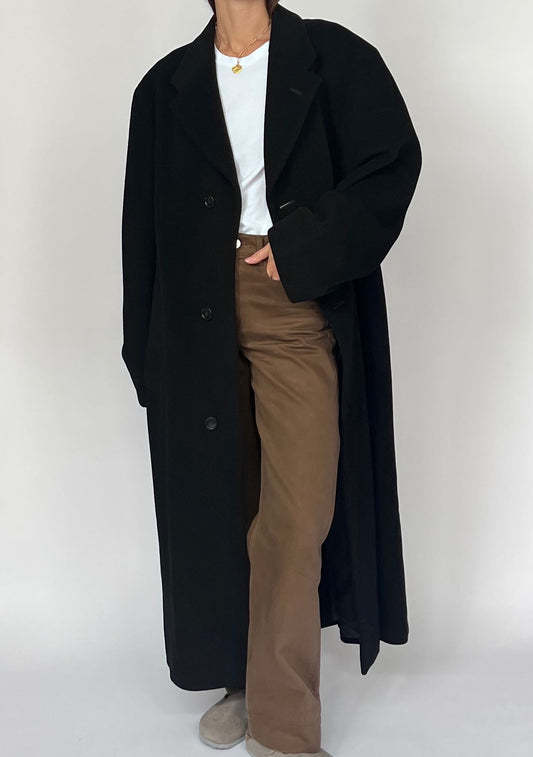 Deadstock 90s Wool Maxi Coat M/L