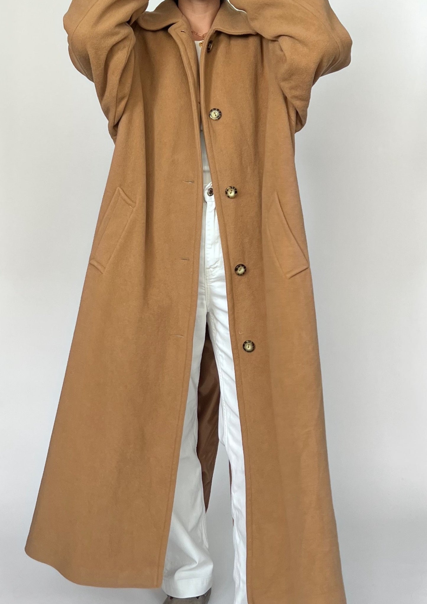 Caramel Maxi Wool Coat M/L