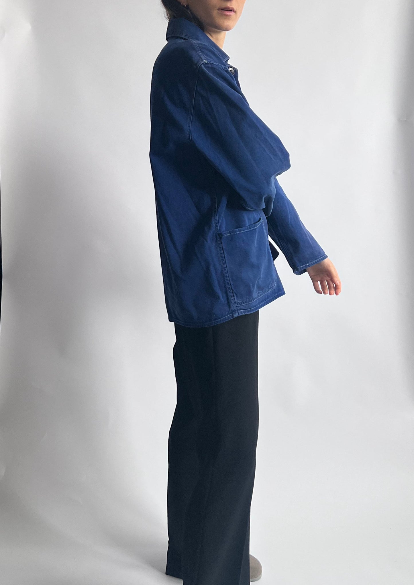 Blue French Workers Jacket S/M