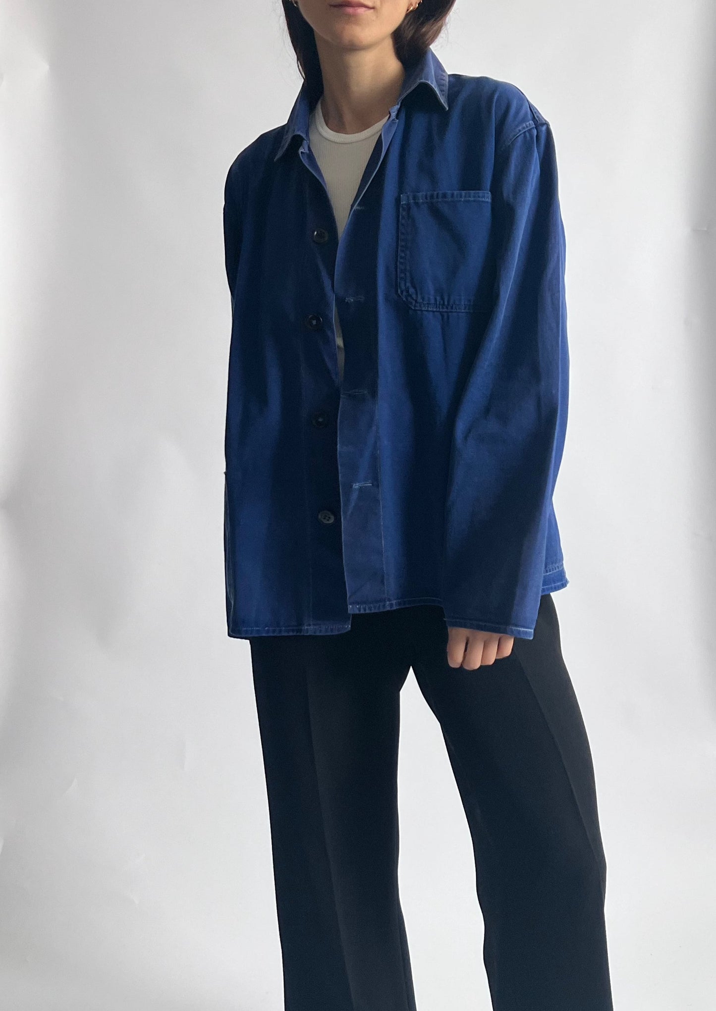 Blue French Workers Jacket S/M