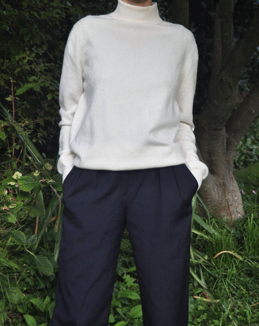 Vintage Jaeger Cashmere High Neck Jumper Size 8-12