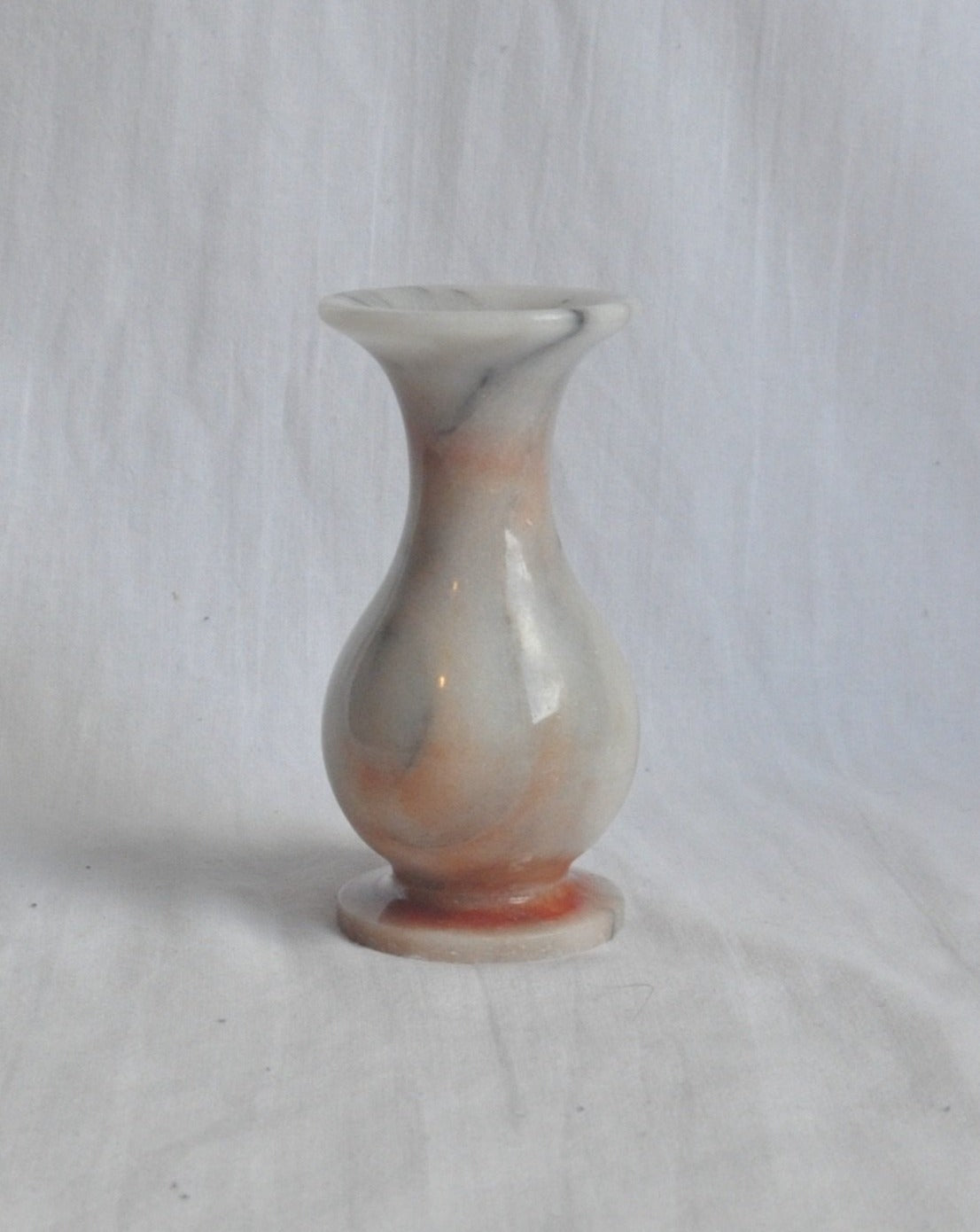 Vintage Onyx Marble Mini Bud Vase