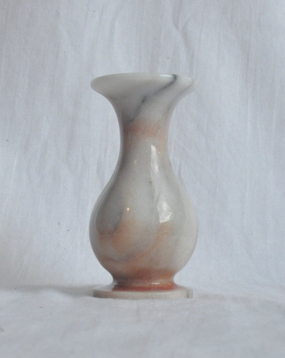 Vintage Onyx Marble Mini Bud Vase