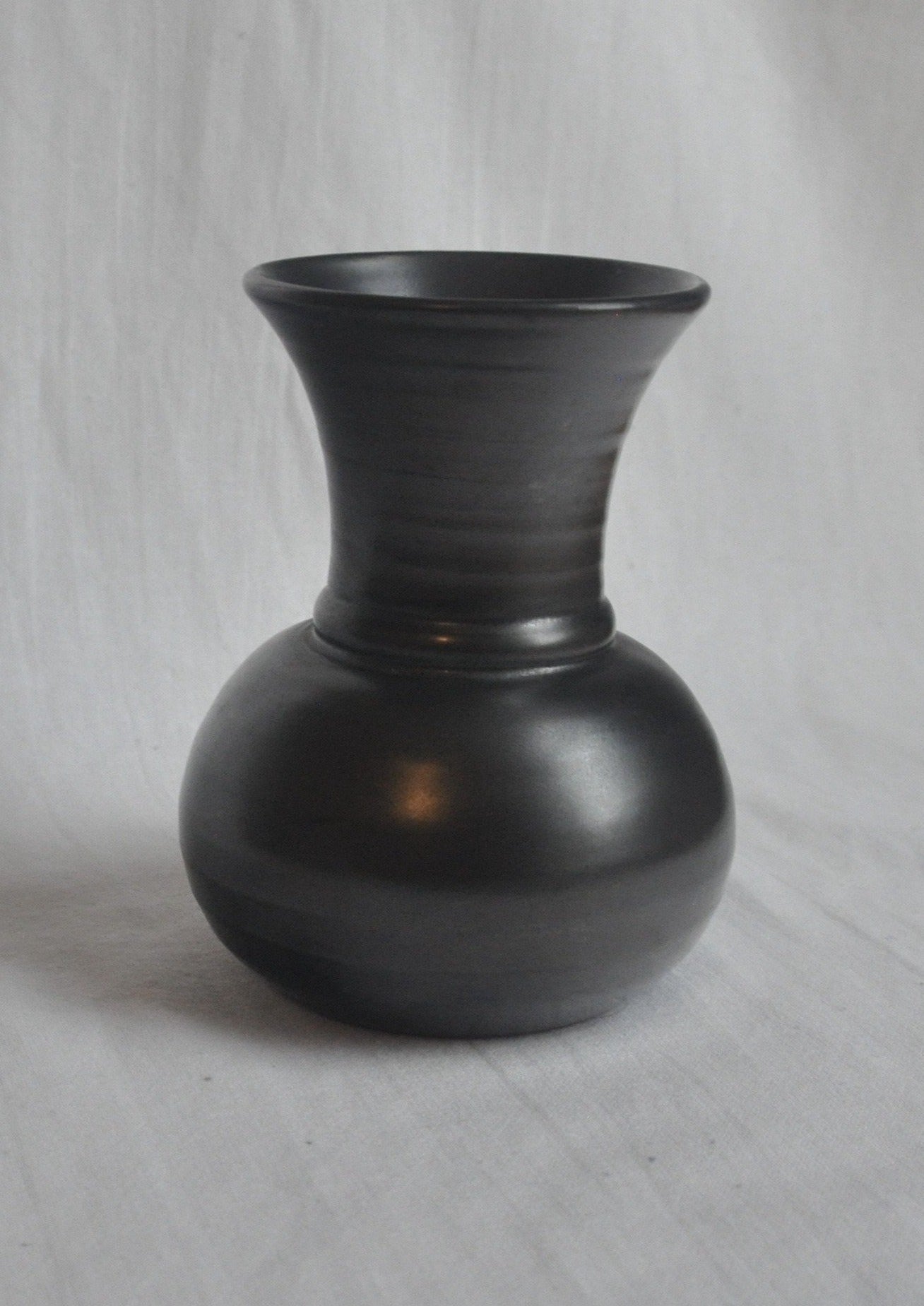 Vintage Black Vase