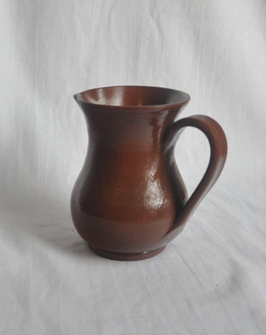 Vintage Spanish Brown Pouring Jug