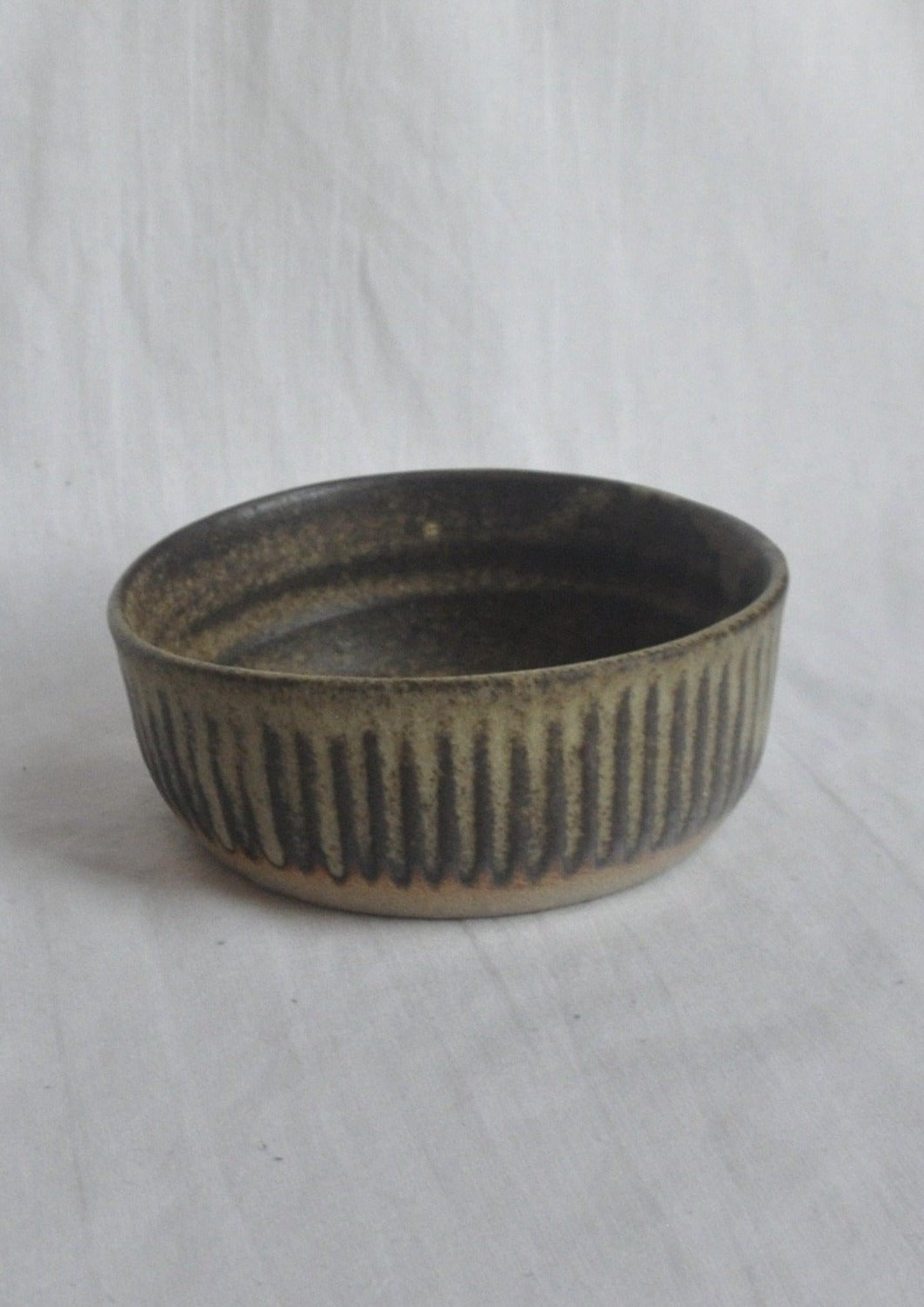 Vintage Handmade Light Khaki/Brown Small Bowl