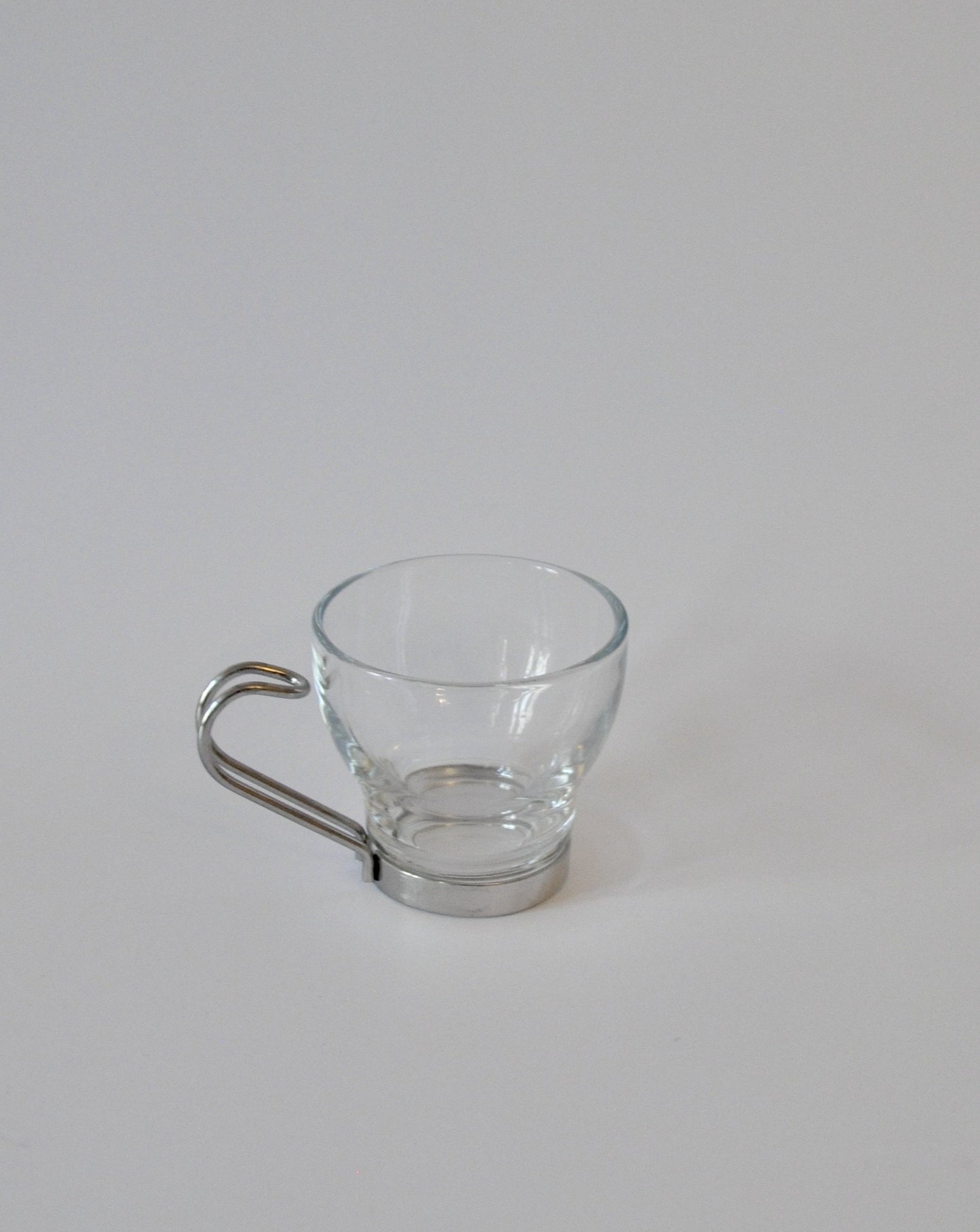 Set of 2 1970’s Vitrosax Italian Glass Espresso Mugs