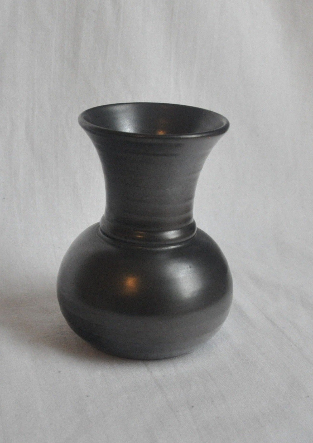 Vintage Black Vase