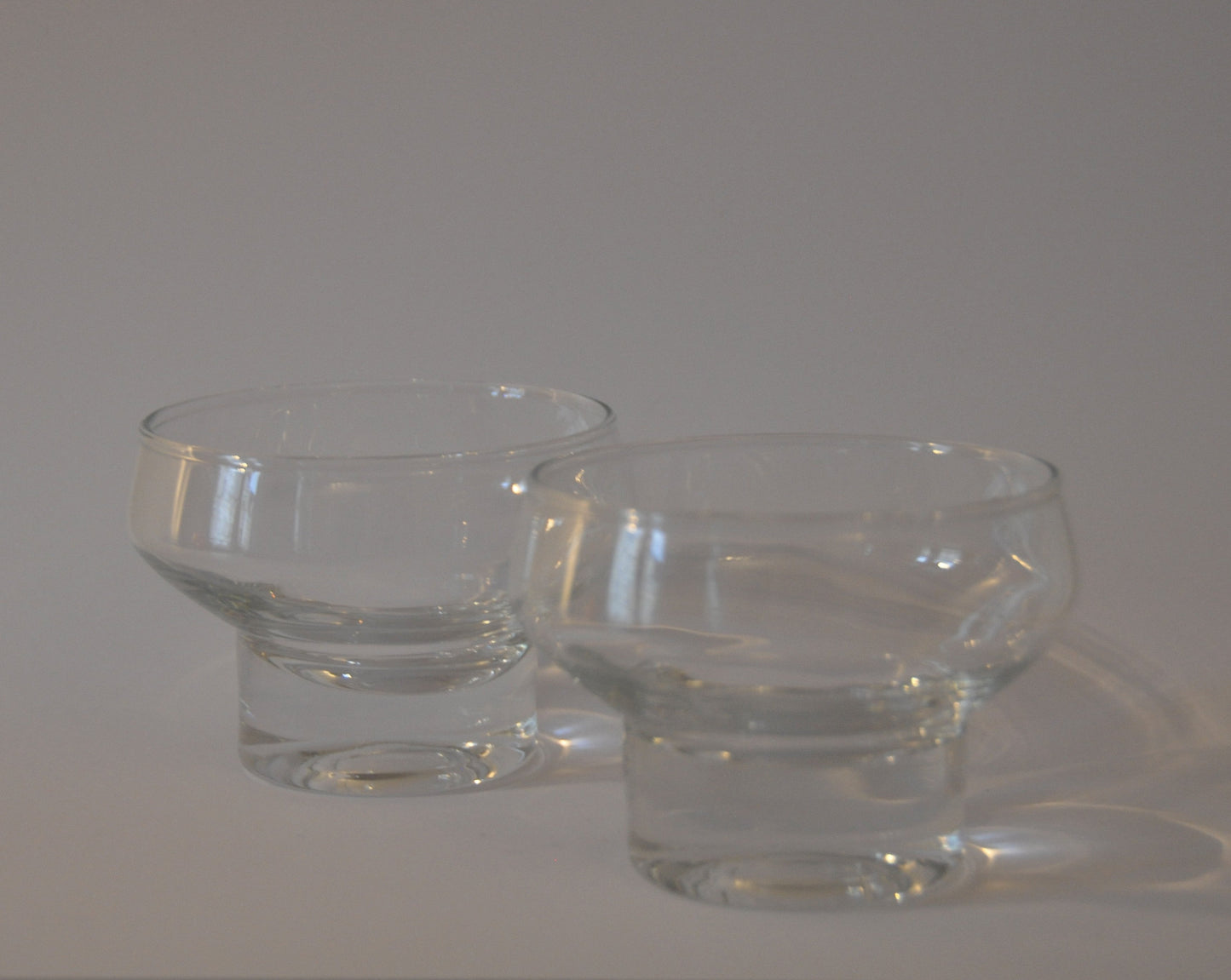 Set of 4 Clear Cocktail Glasses