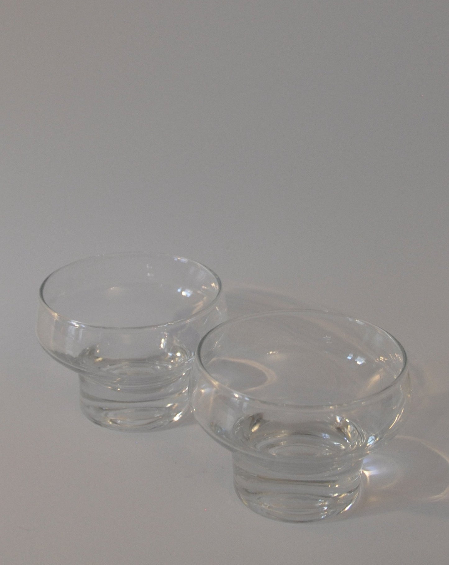 Set of 4 Clear Cocktail Glasses