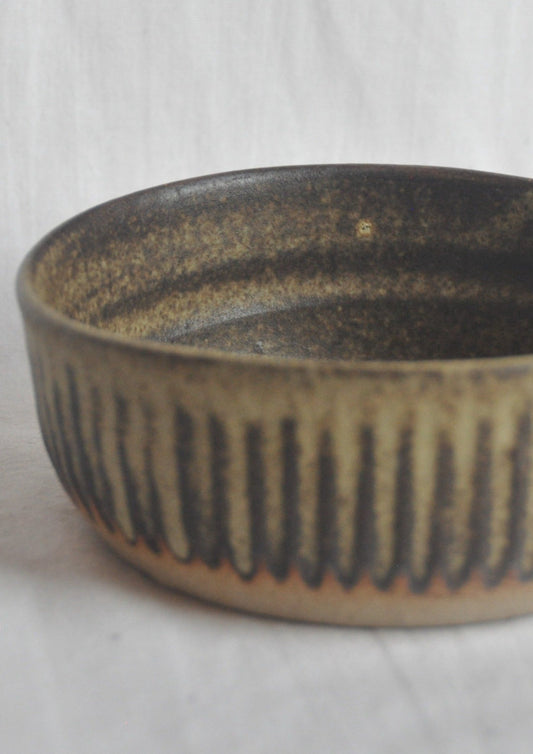 Vintage Handmade Light Khaki/Brown Small Bowl