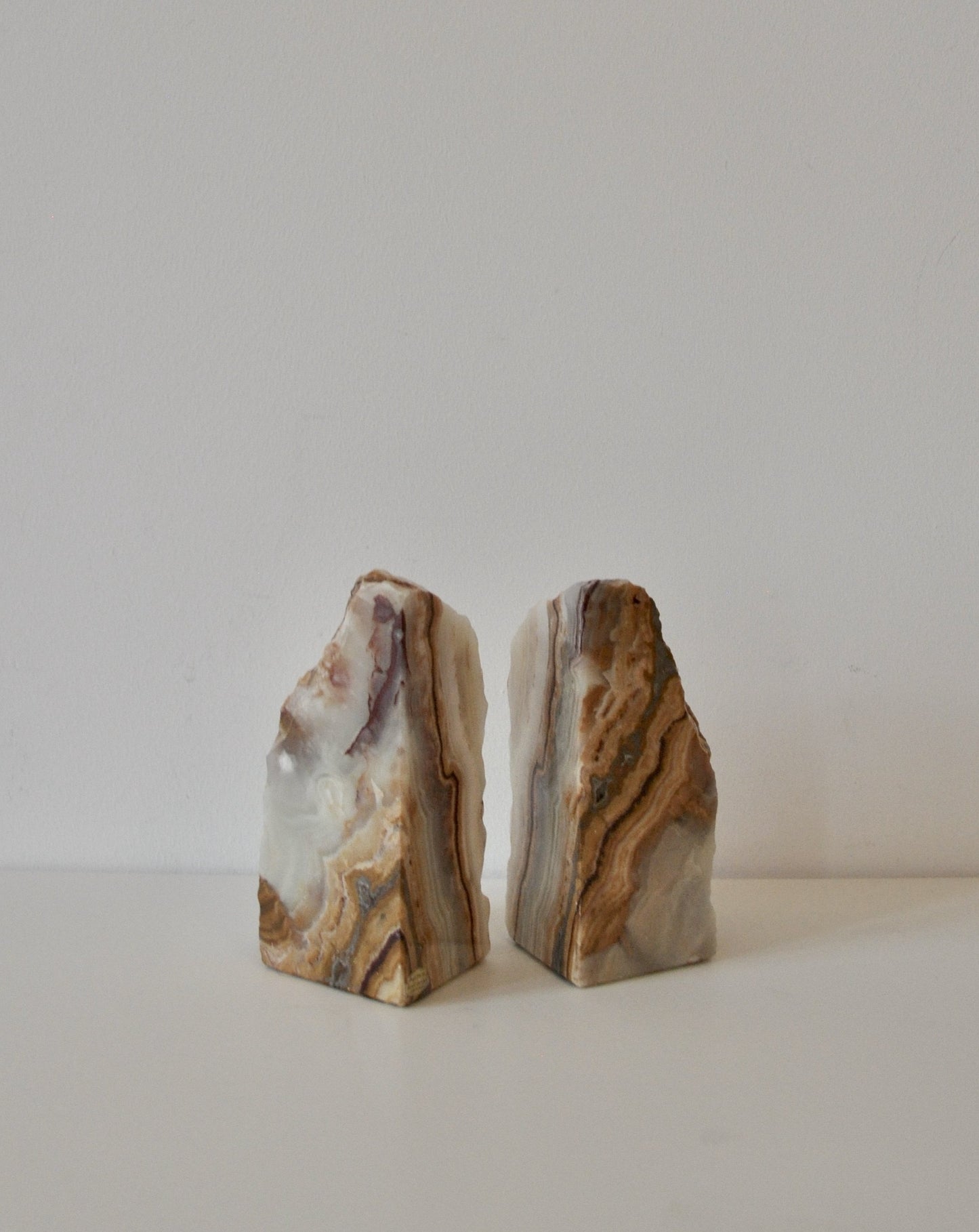 Pair of Vintage Onyx Bookends