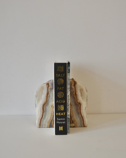 Pair of Vintage Onyx Bookends